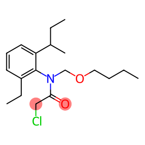 Acetamide, N-(butoxymethyl)-2-chloro-N-[2-ethyl-6-(1-methylpropyl)phenyl]-