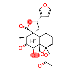 (2'S,3S,4'R,4'aR,5S,5'R,8'aS)-2'-Methyl-4'-hydroxy-4'a-(acetoxymethyl)-5-(3-furyl)-4,4',4'a,5,6',7',8',8'a-octahydrodispiro[furan-3(2H),1'(5'H)-naphthalene-5',2''-oxirane]-2,3'(2'H)-dione