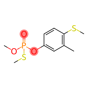 Thiophosphoric acid O,S-dimethyl O-[4-(methylthio)-3-methylphenyl] ester
