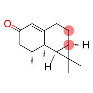 [1aR,(+)]-1,1aβ,2,3,6,7,7a,7bβ-Octahydro-1,1,7β,7aβ-tetramethyl-5H-cyclopropa[a]naphthalen-5-one