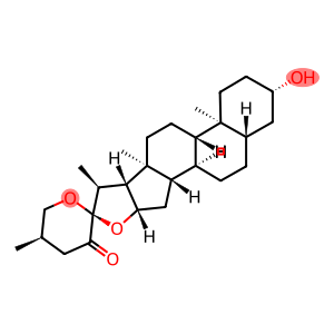 (22S,25R)-3β-Hydroxy-5α-spirostan-23-one