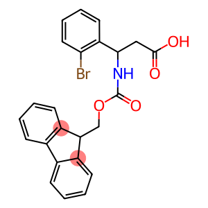 3-((((9H-芴-9-基)甲氧基)羰基)氨基)-3-(2-溴苯基)丙酸