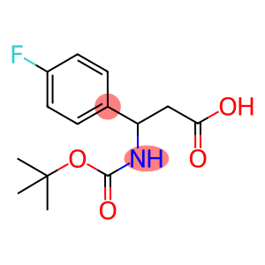 3-[(叔丁氧基羰基)氨基]-3-(4-氟苯基)丙酸