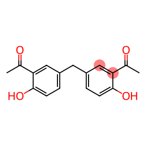 1-[5-[(3-acetyl-4-hydroxyphenyl)methyl]-2-hydroxyphenyl]ethanone