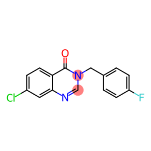 4(3H)-Quinazolinone, 7-chloro-3-[(4-fluorophenyl)methyl]-