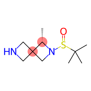2,6-Diazaspiro[3.3]heptane, 2-[(R)-(1,1-dimethylethyl)sulfinyl]-1-methyl-, (1S)-