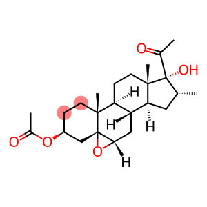 5alpha,6alpha-epoxy-3beta,17-dihydroxy-16alpha-methylpregnan-20-one 3-acetate