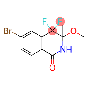 6-Bromo-4,4-difluoro-3-methoxy-3-methyl-3,4-dihydroisoquinolin-1(2H)-one