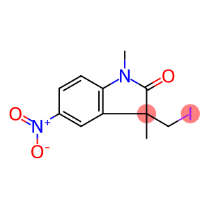 3-(iodomethyl)-1,3-dimethyl-5-nitroindolin-2-one