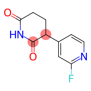 3-(2-氟吡啶-4-基)哌啶-2,6-二酮