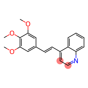 4-[2-(3,4,5-trimethoxyphenyl)ethenyl]quinoline