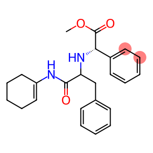 Benzeneacetic acid, alpha-[[2-(1-cyclohexen-1-ylamino)-2-oxo-1-(phenylmethyl)ethyl]amino]-, methyl ester, (alphaS)- (9CI)