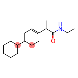 Propanamide, 2-(4-cyclohexyl-1-cyclohexen-1-yl)-N-ethyl-