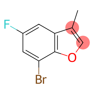 3-methyl-5-fluoro-7-bromobenzofuran