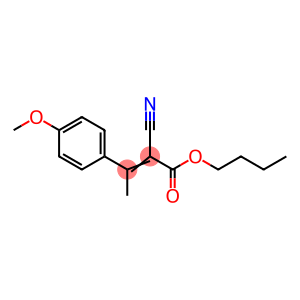 butyl 2-cyano-3-(4-methoxyphenyl)-2-butenoate