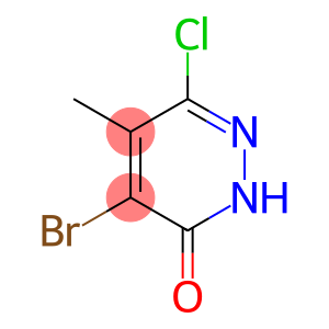 4-溴-6-氯-5-甲基哒嗪-3(2H)-酮