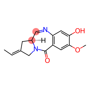 5H-Pyrrolo[2,1-c][1,4]benzodiazepin-5-one,2-ethylidene-1,2,3,11a-tetrahydro-8-hydroxy-7-methoxy-, (2E,11aS)-