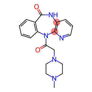 6h-pyrido(2,3-b)(1,4)benzodiazepin-6-one,5,11-dihydro-11-((4-methyl-1-piperazi
