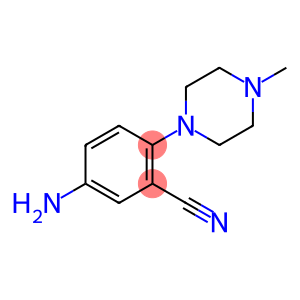 5-amino-2-(4-methylpiperazin-1-yl)benzonitrile