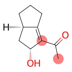 Ethanone, 1-[(2R,3aR)-2,3,3a,4,5,6-hexahydro-2-hydroxy-1-pentalenyl]-, rel-
