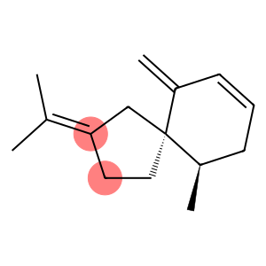 Spiro[4.5]dec-7-ene, 10-methyl-6-methylene-2-(1-methylethylidene)-, (5R,10R)-