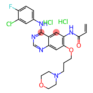 N-{4-[(3-chloro-4-fluorophenyl)amino]-7-[3-(morpholin-4-yl)propoxy]quinazolin-6-yl}prop-2-enamide dihydrochloride