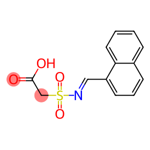 [[(naphthylmethylene)amino]sulphonyl]acetic acid