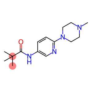 Propanamide, 2,2-dimethyl-N-[6-(4-methyl-1-piperazinyl)-3-pyridinyl]-