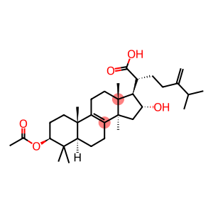3-(acetyloxy)-16-hydroxy-24-methylidenelanost-8-en-21-oic acid