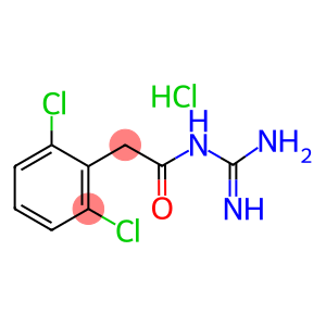 N-(Aminoiminomethyl)-2,6-dichlorobenzeneacetamide hydrochloride
