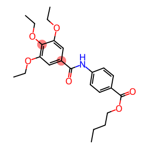 butyl 4-[(3,4,5-triethoxybenzoyl)amino]benzoate