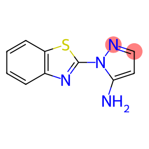 1H-Pyrazol-5-amine, 1-(2-benzothiazolyl)-