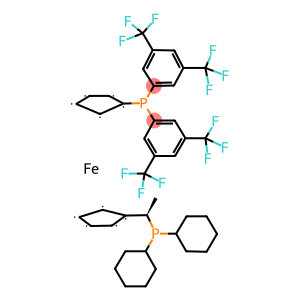 (R)-1-[(S)-2-二-(3,5-二(三氟甲基)苯基膦基)二茂铁基]-乙基-二环己基膦