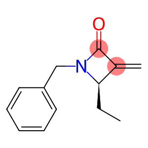 2-Azetidinone,4-ethyl-3-methylene-1-(phenylmethyl)-,(4R)-(9CI)