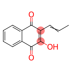 2-Hydroxy-3-(1-propenyl)-1,4-naphthoquinone