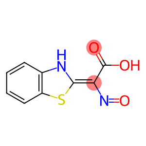2-Benzothiazoleglyoxylicacid,alpha-oxime,(E)-(8CI)