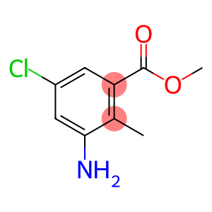 3-Amino-5-chloro-2-methyl-benzoic acid methyl ester
