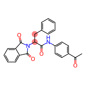 N-(4-acetylphenyl)-2-(1,3-dioxo-1,3-dihydro-2H-isoindol-2-yl)-3-phenylpropanamide