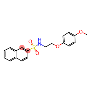 N-[2-(4-methoxyphenoxy)ethyl]-2-naphthalenesulfonamide