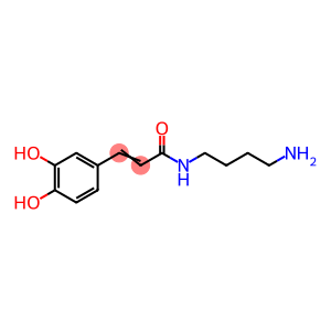 N-(4-Aminobutyl)-3-(3,4-dihydroxyphenyl)propenamide