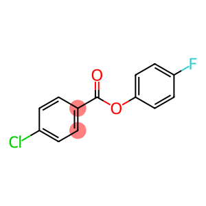 Benzoic acid, 4-chloro-, 4-fluorophenyl ester