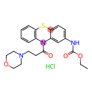 ethyl10-(3-morpholinopropionyl)phenothiazine-2-carbamatehydrochloride