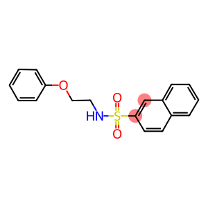 N-(2-phenoxyethyl)-2-naphthalenesulfonamide