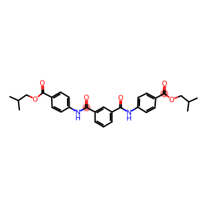 isobutyl 4-[(3-{[4-(isobutoxycarbonyl)anilino]carbonyl}benzoyl)amino]benzoate