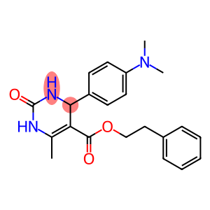 2-phenylethyl 4-[4-(dimethylamino)phenyl]-6-methyl-2-oxo-1,2,3,4-tetrahydropyrimidine-5-carboxylate