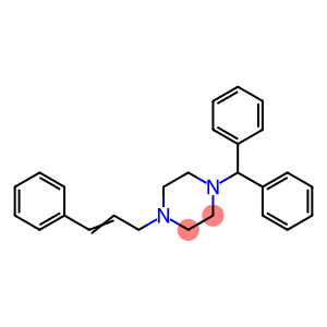 1-(diphenylmethyl)-4-(3-phenyl-2-propenyl)-piperazin