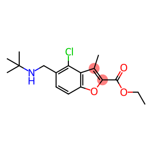 ethyl 5-[(tert-butylamino)methyl]-4-chloro-3-methyl-1-benzofuran-2-carboxylate