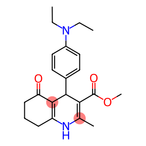 methyl 4-[4-(diethylamino)phenyl]-2-methyl-5-oxo-1,4,5,6,7,8-hexahydroquinoline-3-carboxylate