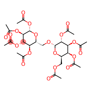 6-O-(2-O,3-O,4-O,6-O-Tetraacetyl-α-D-galactopyranosyl)-β-D-glucopyranose tetraacetate
