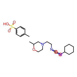 cyclohexyl[2-(2-methylmorpholino)ethyl]carbodiimide monotoluene-p-sulphonate